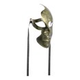 thumbnail image 4 of 2pcs Halloween Plastic Half Face Hollow Out Mask Fiest Farty Fiet Stage Appson, 4 of 5