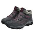 thumbnail image 2 of Women's Winter Thermal Boots for Women Waterproof Snow Winter Warm Hiking Work Comfy Boots Sneakers Walking Shoes, 2 of 3