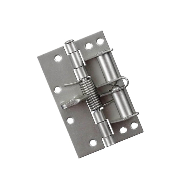 Yingyy Charnière de Porte à Ressort Écran Auto-Fermeture Porte à Ressort Extérieur Armoire Porte en Bois Tiroir Plus Argent