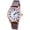 Coffee, variant on Women Watch Elegant Small Dial Quartz Wristwatches Simple Soft Frosted Pu Leather Strap Black