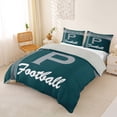 thumbnail image 2 of jejeloiu Gray Green Football Sport Team Duvet Cover Set,Boys Ball Games Bedding Full For Kids,Light Gray Reversible,3-Piece(No Comforter), 2 of 6