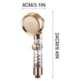thumbnail image 3 of Shower Heads High Pressure with Handheld Spray 3 Mode Shower Head with Handheld, High Pressure Shower Head Turbocharged Shower Nozzle Water Heater Shower Head, 3 of 9