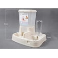 thumbnail image 3 of Dispensador automático de croquetas para comida y agua para perros y gatos, dispensador de agua para perros, color azul, 3 of 5