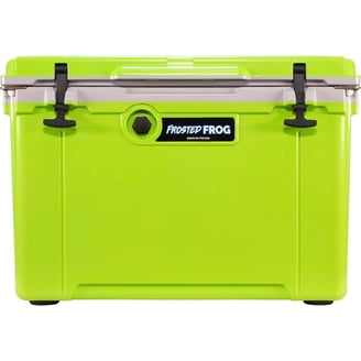 こたろー Coho Outdoors 55 Quart Roto Thermocooler with Bottle Opener, White