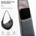 thumbnail image 3 of Sac pour Animaux de Compagnie Sac à Dos en Tissu pour Animaux de Compagnie Sac de Transport Extérieur Réglable, Noir, L, 3 of 7