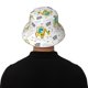 thumbnail image 5 of Fotbe Dinosaur on Excavator Sombrero Tipo Pescador con Estampado – Sombrero de Sol de Algodón de Moda para Playa, Golf, Pesca, 5 of 6