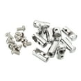 thumbnail image 4 of Uxcell 8x17mm Wire Rope Clips 2.5mm 6.1mm Double Holes Steel Wire Lock Cable Clamps, 10 Pcs, 4 of 5