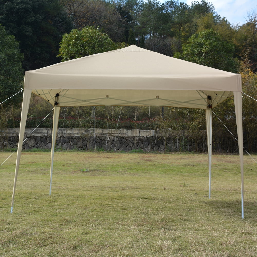 Kadyn Waterproof Tent, 10' x 10' practical waterproof right-angle folding tent for Wedding, Khaki Camping Shelters Kadyn Waterproof Tent, 10' x 10' practical waterproof right-angle folding tent for Wedding, Khaki Camping Shelters