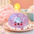 thumbnail image 4 of Mystery Cotton Candy Theme Dumpling Squishy, Scented Glitter Confetti Squeeze Toy With Pink Steamer Box, Surprise Bao Bun Fidget Collectible Toy Crazy Gifts for Fun, 4 of 7