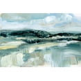 thumbnail image 2 of Pete, Katrina 18x13 Black Ornate Wood Framed with Double Matting Museum Art Print Titled - Clouds at Hilltop, 2 of 4