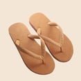 thumbnail image 5 of Viluyesy Mens and Womens Flip Flops, Comfortable Non-Slip Clip Toe Indoor Outdoor Casual Beach Slippers Yellow, 5 of 6