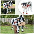 thumbnail image 2 of Solar Fireflies Cow Mailbox - Whimsical Animal Garden Decor with Nighttime Glow, Rustic Farmhouse Mailbox for Outdoor & Yard Decorations - Creative Personality Gift for Kids & Adults, 2 of 9