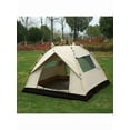 thumbnail image 6 of 78x78x59 Inch 4-Person Automatic Pop-Up Tent - 2 Doors & 2 Windows, Oxford Fabric, Fiberglass Frame, Mosquito-Proof | For Camping/Fishing/Hiking, 2 Colors, 6 of 9