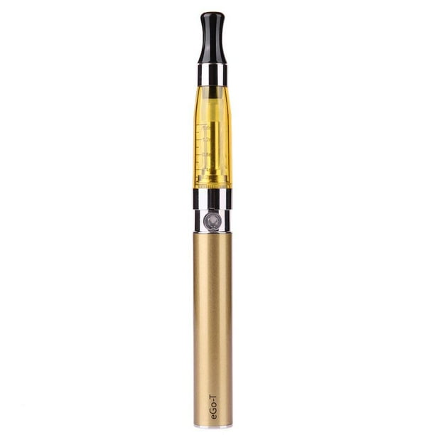 Sywqhk Kit de cigarrillo electrónico EGo-T CE4 1100mAh Clearomizer Pen Vape (Oro)