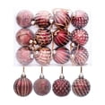 thumbnail image 2 of Fwttom Christmas Ball Ornaments Shatterproof Merry Christmas Tree Decorations Hanging Xmas Ornaments Set for Holiday Party Home Decor, Red, 2 of 9