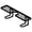 Black, variant on Kitecy Bathroom Shelf Organizer Over The Faucet No Drill Bathroom Sink Rack Countertop Organizer Kitchen Above Faucet 1 Pack, Black