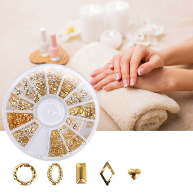 12 rejillas de decoración de lentejuelas de Metal multiestilo molde para hacer joyas DIY accesorios de herramientas pegatinas 3D de lentejuelas ANGGREK Otros