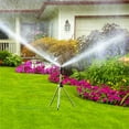 thumbnail image 6 of Elainilye Rotating Tripod Sprinkler, 360 Degree Adjustable Garden Sprinkler, Stainless Steel Lawn Sprinkler for Yard, Garden, Greenhouse Irrigation, 6 of 9