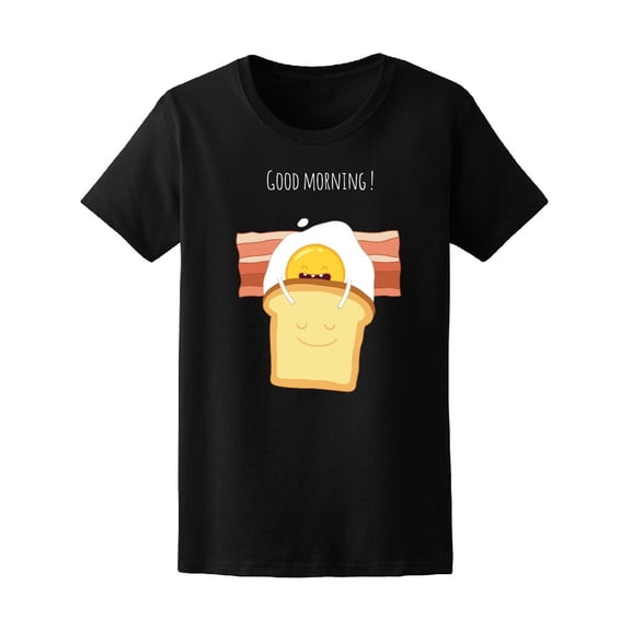 Fried Eggs Bread And Bacon Tee Women's -Image by Shutterstock