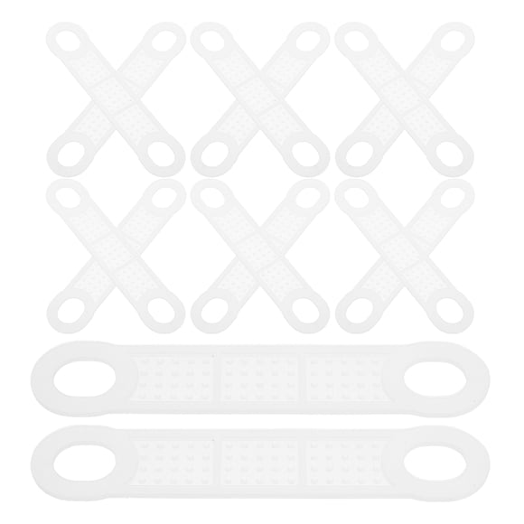 SOPOTUTU 100Pcs Transparent Shoulder Forms for Hangers Antislip Design for Clothing Stability