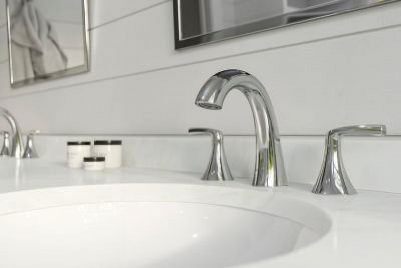 Rancho 2-Handle 8" Widespread Bathroom Faucet With Push & Seal