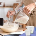 thumbnail image 4 of Taotanxi Set Of 3 Thick Plastic Measuring Cups For Home Kitchen Use, Transparent, Clearly Marked, Available In 200Ml, 400Ml And 900Ml Sizes., 4 of 7