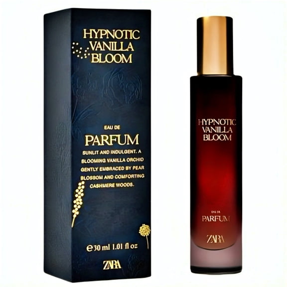 Zara Hypnotic Vanilla Bloom Perfume Spray for Women Warm and Enchanting Eau de Parfum 30ml (1.0 fl. oz)