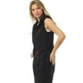 thumbnail image 6 of MixMatchy Women's Lightweight Zip Vest Jacket Outdoor Hooded Windbreaker Vest With Utility Pockets, 6 of 7