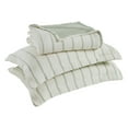 thumbnail image 3 of Superior Valencia Reversible Cotton Matelasse Bedspread Set, California King, Sage, 3 of 11