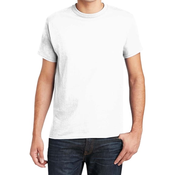 Hanes Essential-T T-Shirt for Men -GR52 Men's Short Sleeve Crewneck T-Shirts, White S