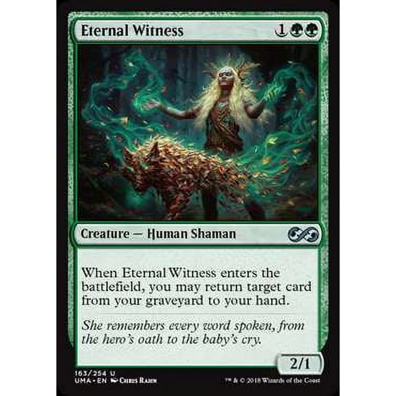 MtG Ultimate Masters Uncommon Eternal Witness #163