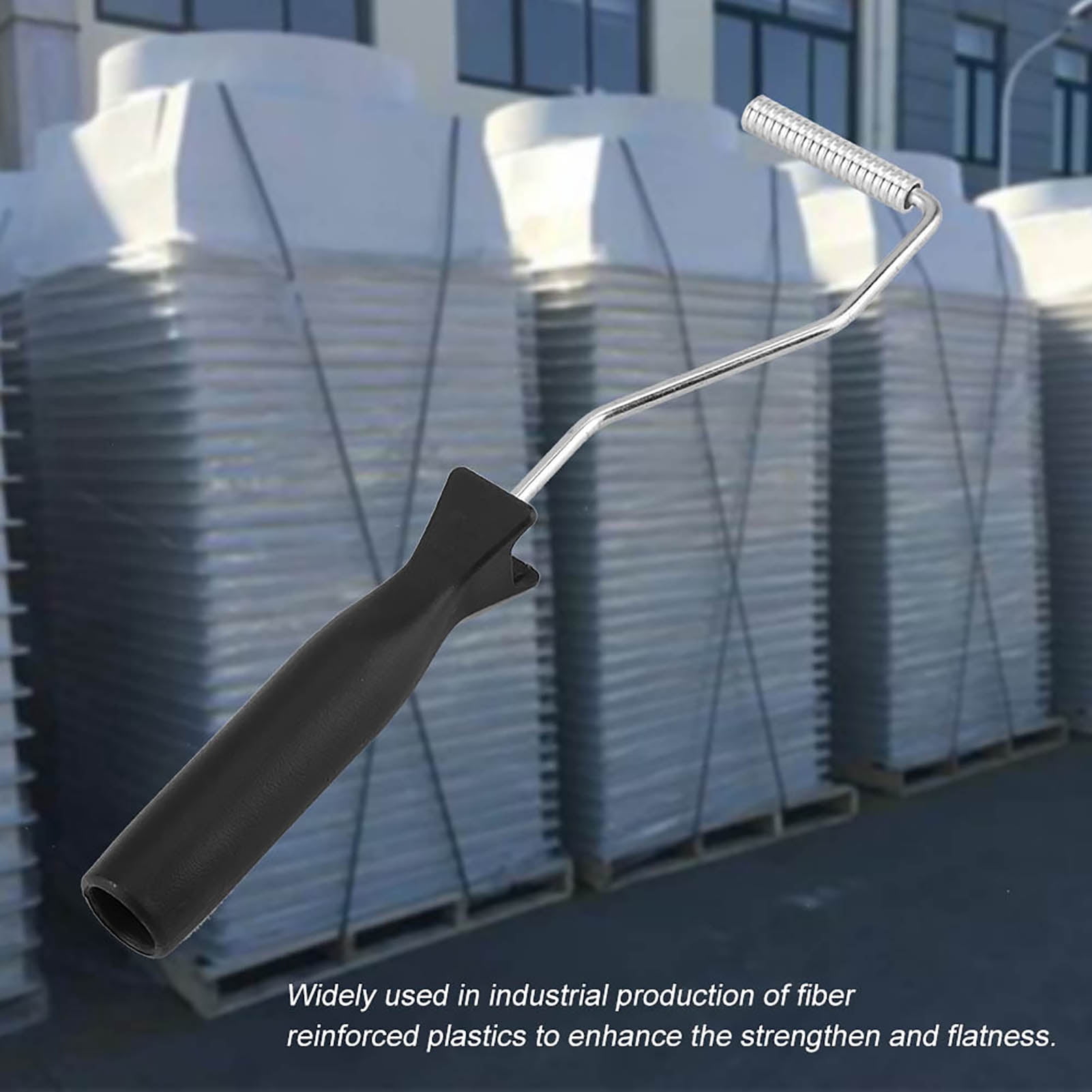 Rouleau à Bulles FRP, Alliage d'Aluminium Fibre de Verre Rouleau à Bulles GRP Rouleau à Bulles Conçu pour la Précision