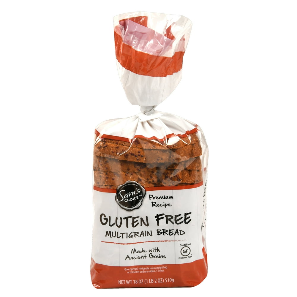 Sam's Choice Gluten Free Multigrain Bread, 18 oz, 14 Count Walmart