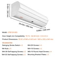 thumbnail image 2 of VEVOR 36" Commercial Indoor Air Curtain Super Power 2 Speeds 900CFM, Wall Mounted Air Curtains for Doors, Indoor over Door Fan with Heavy Duty, 2 of 9