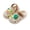 Khaki, variant on Clogs for Girls Non-Slip Closed Toe 2-in-1 Slip-On Lightweight Cute Cartoon Toddler Little Kids Summer Beach Pool Shoes