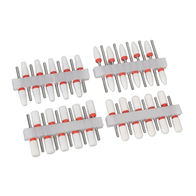 Tozos de Taladro de CARBURO de Tungsteno de Umas, Fragmentos de Taladro de Unas, Fácil de Usar, Fácil de Usar 4 Set para Unas de Gel Acrílico