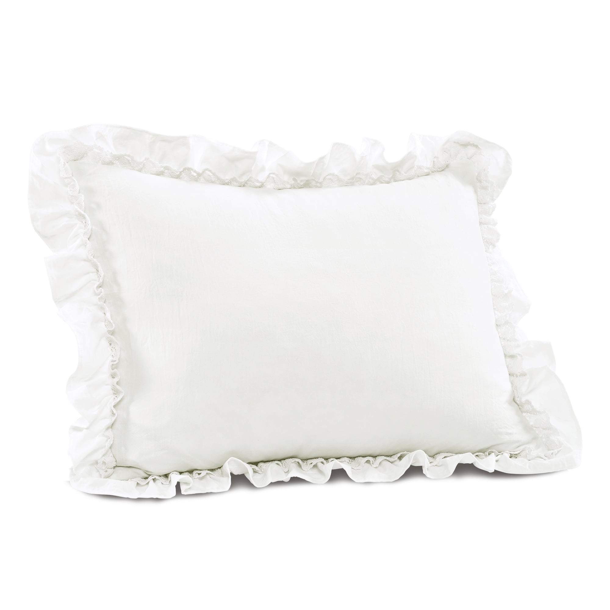 Ella Shabby Chic Ruffle Lace Comforter Set Multiple Colors