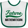 thumbnail image 3 of Inktastic Future Mathematician Boys or Girls Baby Bib, 3 of 4
