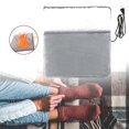 thumbnail image 4 of Electric heated foot pad, winter flannel foot warmer, 4 of 5