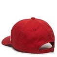 thumbnail image 6 of OC Sports GWT-111 Adjustable Strap Garment Wash Cotton Cap - White Red, 6 of 8