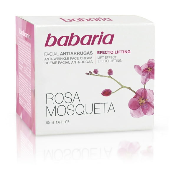 Crema facial antiarrugas rosa mosqueta 50 ml Babaria 31607