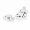 thumbnail image 3 of Uxcell Suitcase Luggage Chest Trunk Lock Metal Toggle Catch Latch Clasp Silver Tone 76mmx45mm, 3 of 3