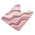 thumbnail image 7 of Yayeee Bath Rug for Bathroom Floor Non Slip Contour Fluffy Soft Absorbent Mat, 20"x24", Pink Brown Pattern, 7 of 7