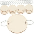 thumbnail image 5 of WHAMVOX 50Pcs Wooden Calendar Board Round Slices With Iron Loops Set Burlywood Khaki For Birthday Tracker, 5 of 8