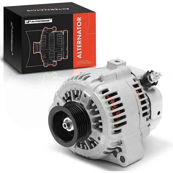 A-Premium Alternator Compatible with Lexus GS400 1998-2000, GS430 2001-2005, LS400 1998-2000, SC430 2002, SC400 1998-2000, 12V 100A 6-Groove Pulley Clockwise, Replace# 27060-50230, 27060-50240
