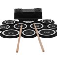thumbnail image 3 of Electronic Drum Pad, Standard Electronic Drum Pad Set With USB Cable For Playing US Plug, 3 of 8