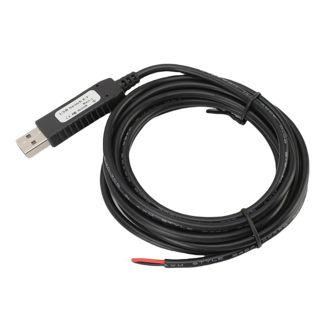 Custom Keyboard Mouse Switch Line, Strong Anti Interference Custom Shortcut Keys USB Switch Cable Intelligent Chip Flexible Customization for Industrial