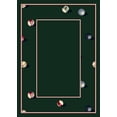 thumbnail image 5 of Milliken Green Bordered Area Rug Billiards Emerald - Aprx 7' 8" x 10' 9", 5 of 5