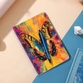 thumbnail image 5 of Spiral Notebook,Double-Wire Spiral College Lined Journal Notebook for Study and Notes,100 Pages,5.71x 8.26 in - Butterfly with a Dynamic Colorful Background, 5 of 7
