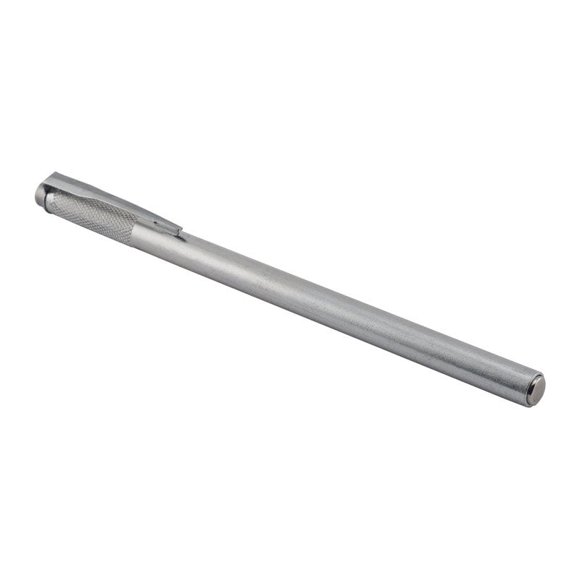 Imán de bolsillo con forma de imán, fuente magnética, plata, 2 libras
